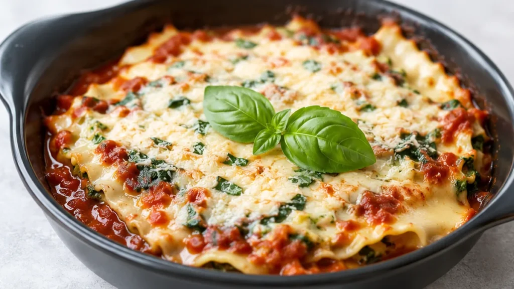 Air Fryer Vegan Lasagna for ONE! So Creamy & Delicious! Vegan lasagna: enjoy this incredible air fryer recipe for a single-serving meal. Layers of flavor, perfe