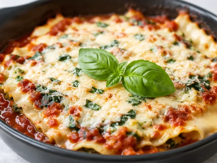Air Fryer Vegan Lasagna for ONE! So Creamy & Delicious!