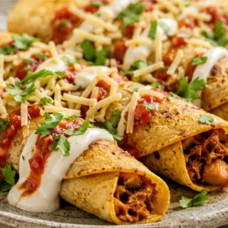 Crispy Vegan Jackfruit Taquitos! - vegan taquitos - Vegan taquitos: master these crispy jackfruit-filled delights in your air fryer or oven. Perfect for a quick