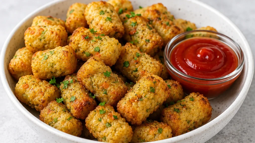 Crispy Veggie Tots Amazing Air Fryer Hack! Veggie tots: Make the ultimate crispy veggie tots in your air fryer in just 10 minutes. Air fry perfection, easy and