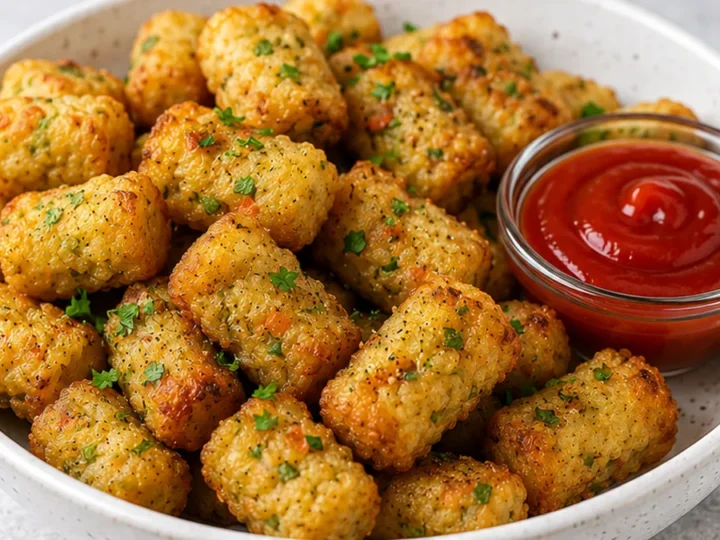 Crispy Veggie Tots  Amazing Air Fryer Hack!