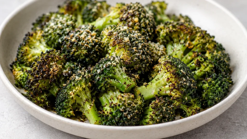 Crispy Air Fryer Broccoli: A 10-Minute Side Dish Wonder! Air Fryer Broccoli: master perfectly crispy, tender florets with lemon and Parmesan cheese in just 10 m
