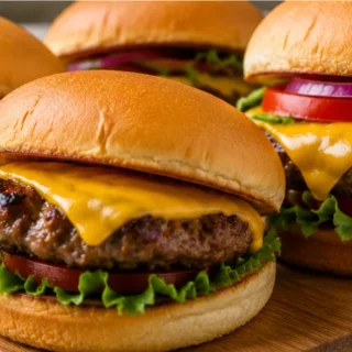 Juicy Air Fryer Frozen Burgers: Quick Fix! - air fryer burgers - Air fryer burgers: master perfectly cooked, juicy hamburgers straight from frozen. Enjoy a quic