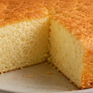 Fluffy Air Fryer Vanilla Cake: No Eggs, Pure Bliss! - air fryer cake - Air fryer cake: bake this incredibly fluffy and moist eggless vanilla sponge. Perfect for
