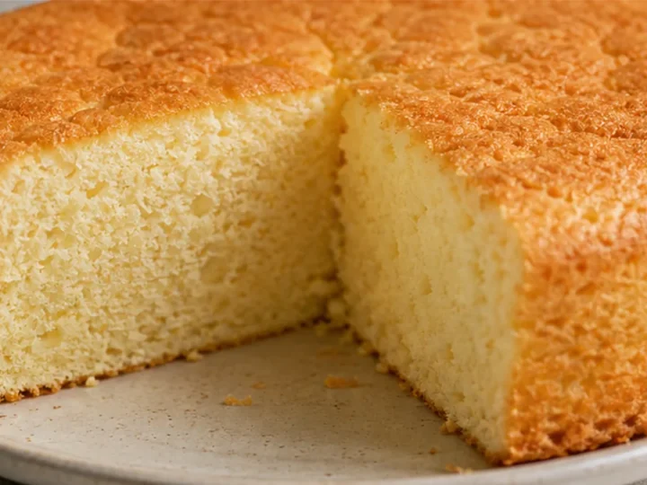 Fluffy Air Fryer Vanilla Cake: No Eggs, Pure Bliss!