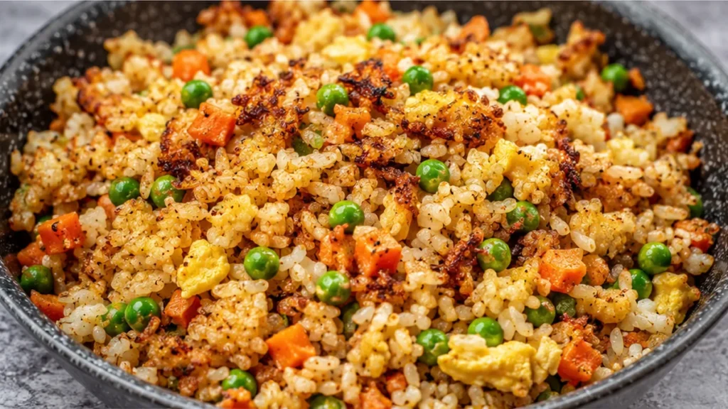 Crispy Air Fryer Fried Rice in Minutes! Air fryer fried rice: craft this quick and crispy fried rice in your air fryer. Perfect for using leftover rice and a fa