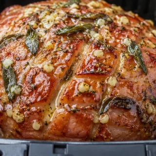 Juicy Air Fryer Ham: Garlic Herb Butter! Air fryer ham: master this incredibly juicy ham with garlic herb butter. Perfect for holidays or a quick weeknight meal