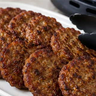 Crispy Air Fryer Sausage Patties: Breakfast Game Changer! Air fryer sausage: cook perfectly crispy sausage patties in minutes. Enjoy a quick, easy, and mess-fre