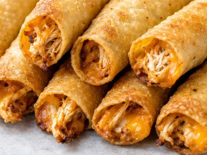 Crispy Air Fryer Chicken Taquitos