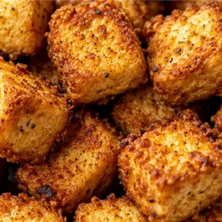 Crispy Air Fryer Tofu Nuggets - Air fryer tofu: make crispy popcorn-style nuggets perfect for snacking or a light meal. Quick, easy, and packed with flavor, ide