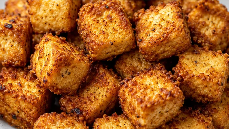 Crispy Air Fryer Tofu Nuggets