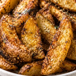 Crispy Air Fryer Potato Wedges: Ultimate Side! - air fryer wedges - Air fryer wedges: master crispy, golden potato wedges in under an hour. Perfectly seasoned a