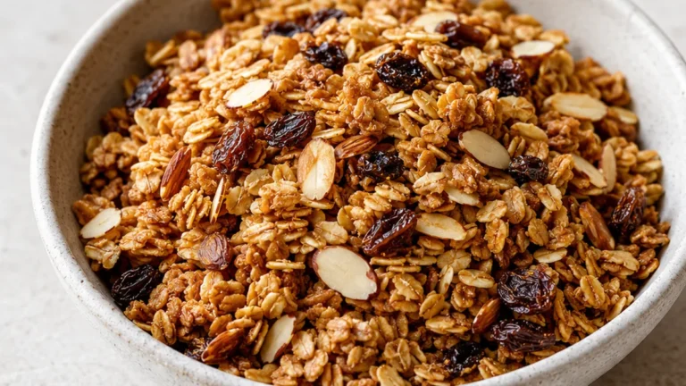 Crunchy Almond Granola: Morning Game Changer!