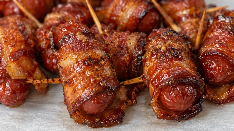 Crispy Air Fryer Bacon Smokies