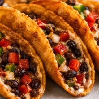 Crispy Black Bean Chalupas - Black bean chalupas: craft these crispy, flavorful chalupas in under 30 minutes. Perfect for a quick and satisfying vegetarian meal