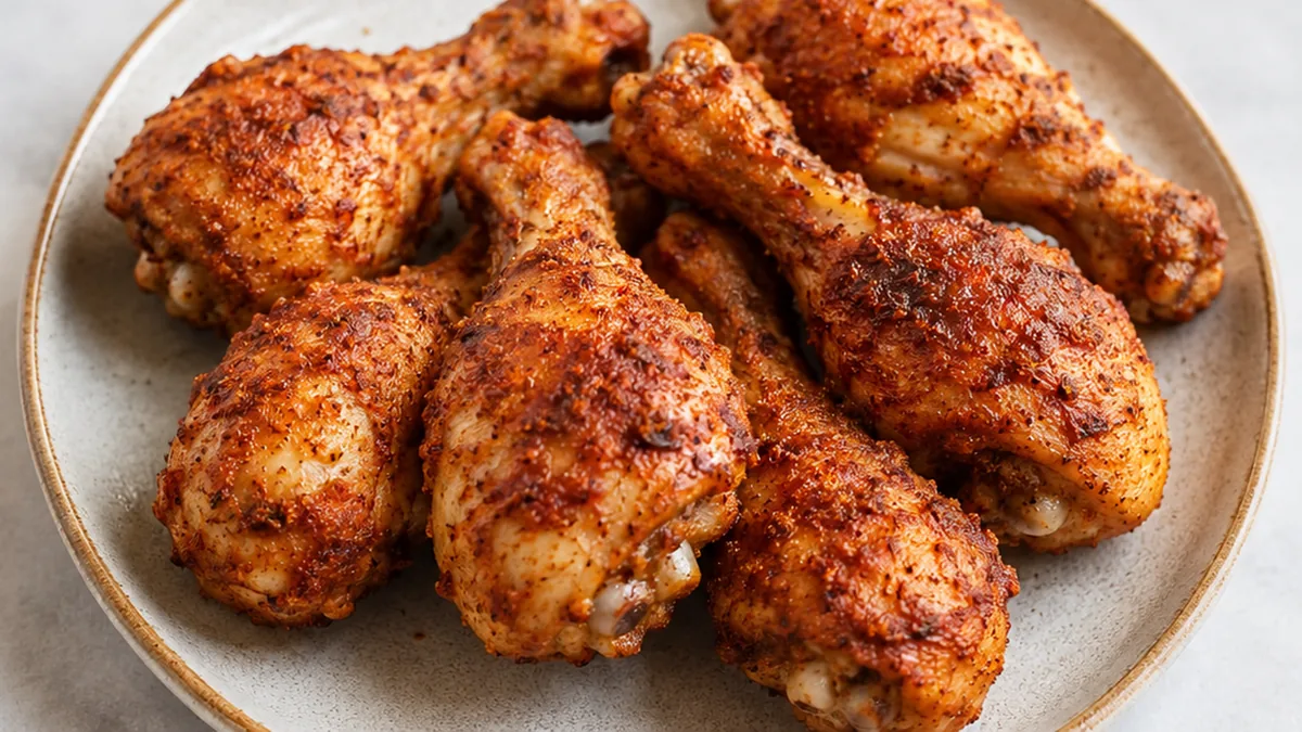 Crispy Air Fryer Drumsticks: Easy Dinner! - chicken drumsticks - Chicken drumsticks: Master perfectly crispy air-fried chicken every time. This recipe uses a se