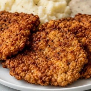 Crispy Air Fryer Chicken Fried Steak - Chicken Fried Steak: Make this incredibly crispy air fryer version for a healthier take on comfort food. Enjoy golden-bro
