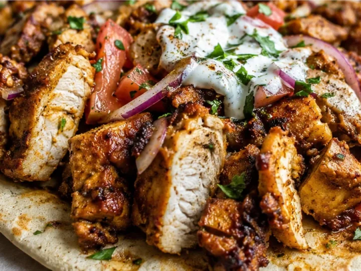 Crispy Air Fryer Chicken Shawarma in 30 Mins
