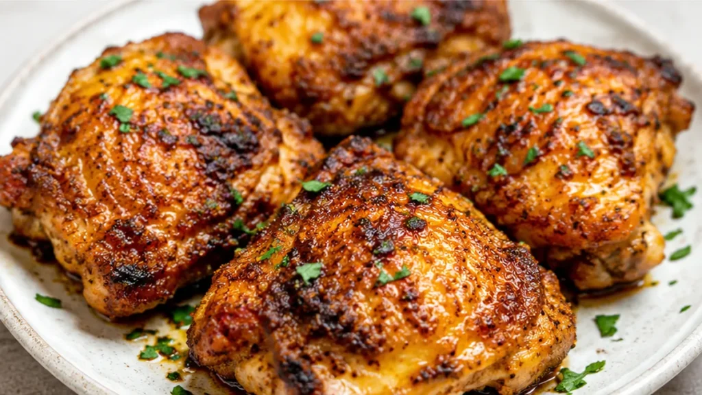 Crispy Air Fryer Chicken Thighs in 20 Mins! Chicken Thighs: master perfectly crispy and juicy boneless chicken thighs in your air fryer. This recipe cooks in un