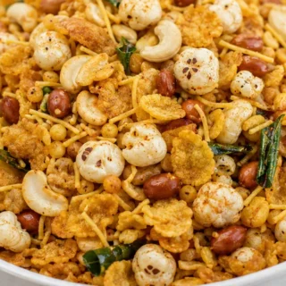 Crispy Cornflakes Chivda: Your New Favorite Snack! Cornflakes Chivda: craft this easy and crispy Indian trail mix using your air fryer. A healthy, spicy, and sa