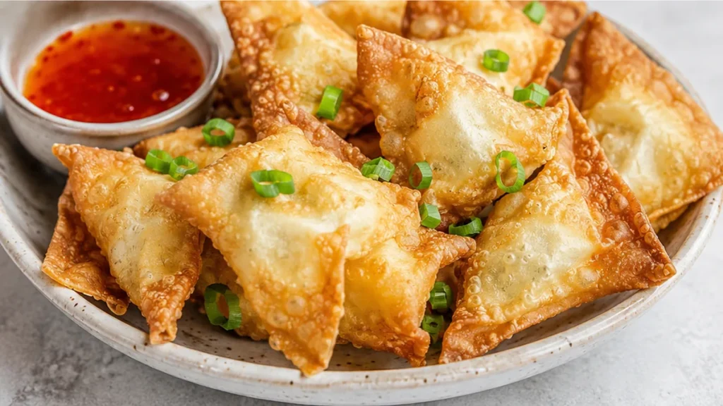 Crispy Cream Cheese Wontons: A Flavor Explosion! Cream Cheese Wontons: Make these irresistible crispy wontons in your air fryer or deep fryer. Perfect for appet