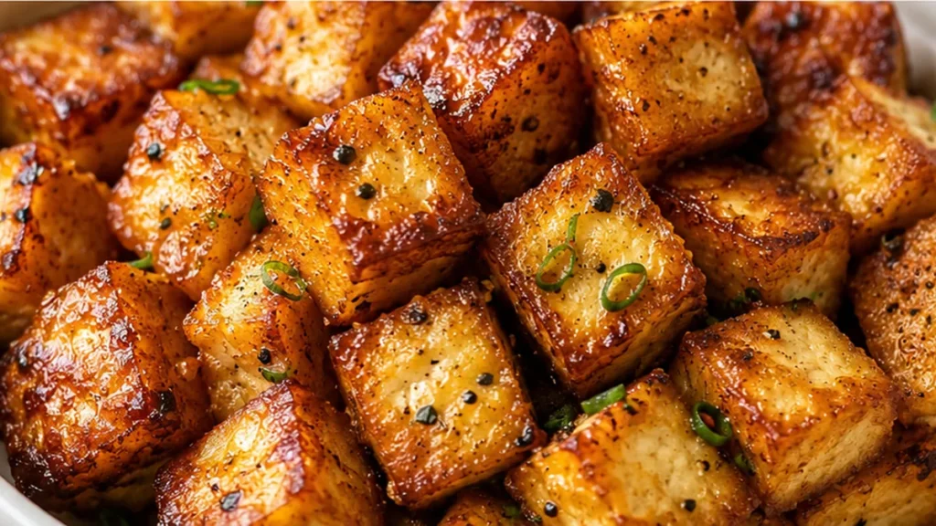 Crispy Tofu Perfection! Crispy Tofu: master perfectly firm and golden tofu every time with our baking and air-frying methods. Ideal for adding plant-based prote