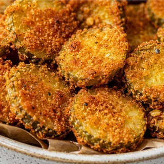 Crispy Air Fryer Fried Pickles! SO addicting! Fried pickles: master perfectly crispy, tangy fried pickles in your air fryer. A healthier twist on a classic, rea