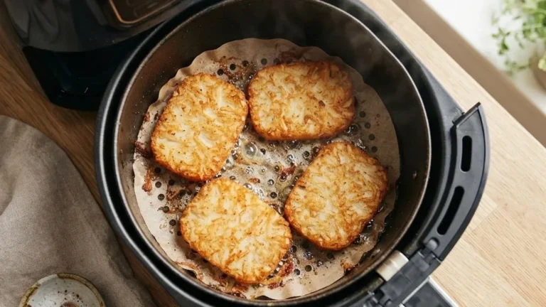 Frozen Hash Brown Patties in Air Fryer