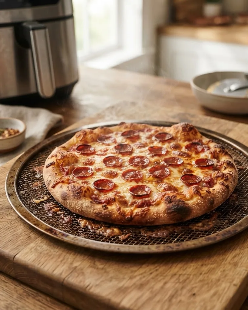 Detail view of exact temps and times by pizza format