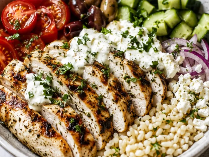 Juicy Greek Chicken Bowls