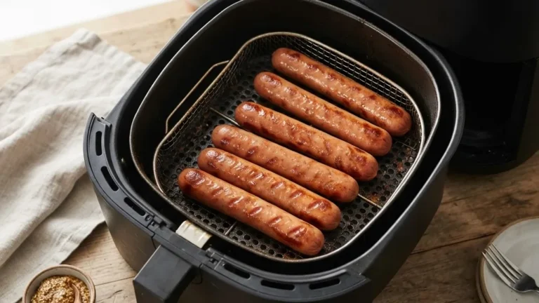 Air Fryer Hot Dogs, Timed for Snappy Skin and Juicy Centers