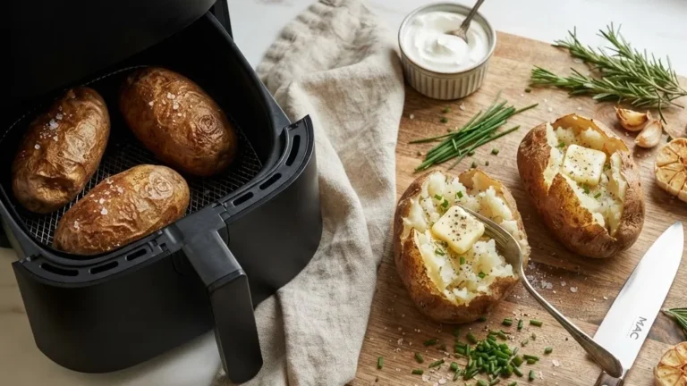 Air Fryer Baked Potato Timing: Size, Temp, and When It Is Done