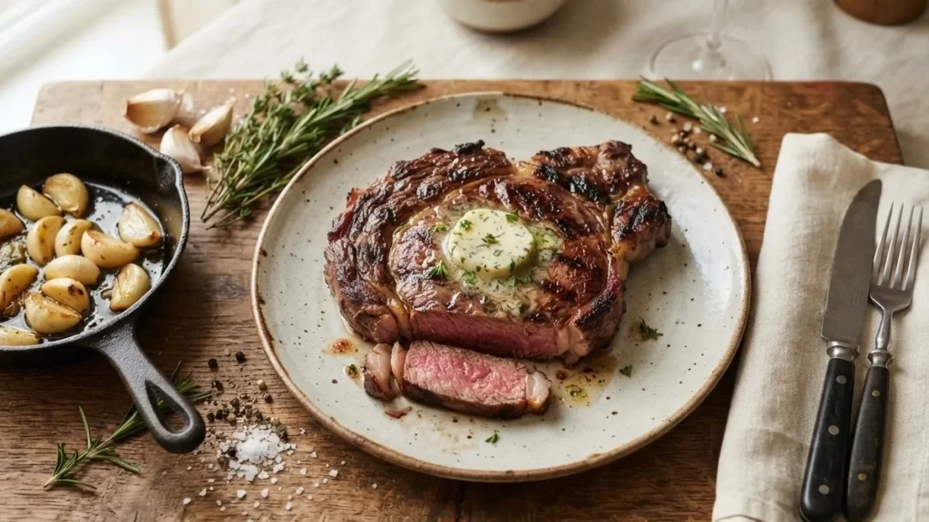 Editorial photo of how long to cook steak in air fryer