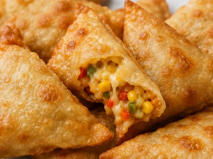 Crispy Jalapeño Corn Samosas
