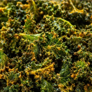 Crispy Kale Pakora Chips: Your New Healthy Obsession! Kale Pakora: Craft these incredibly crispy air-fried chips, a healthy twist on a classic Indian snack. Per