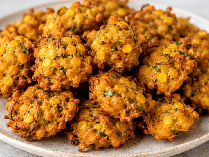 Crispy Moong Dal Pakodas Snack