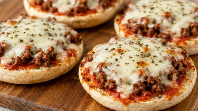 Quick Pizza English Muffins