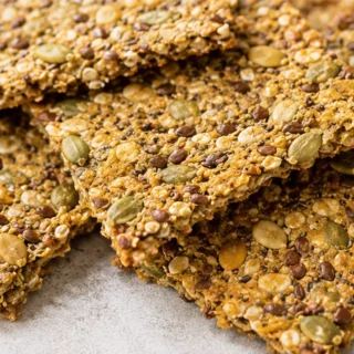 Crunchy Masala Seed Crackers: New Favorite Snack! Seed crackers: Make these crunchy masala super seed crackers at home. Packed with nutrients, perfect for snack
