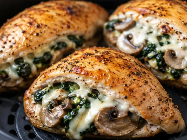 Air Fryer Stuffed Chicken