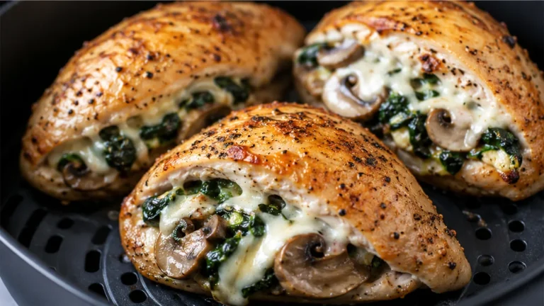 Air Fryer Stuffed Chicken