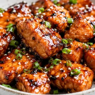 Air Fryer Teriyaki Salmon Bites: Juicy & Flavorful - Teriyaki salmon: master these quick and flavorful salmon bites in your air fryer. Perfect for a healthy wee