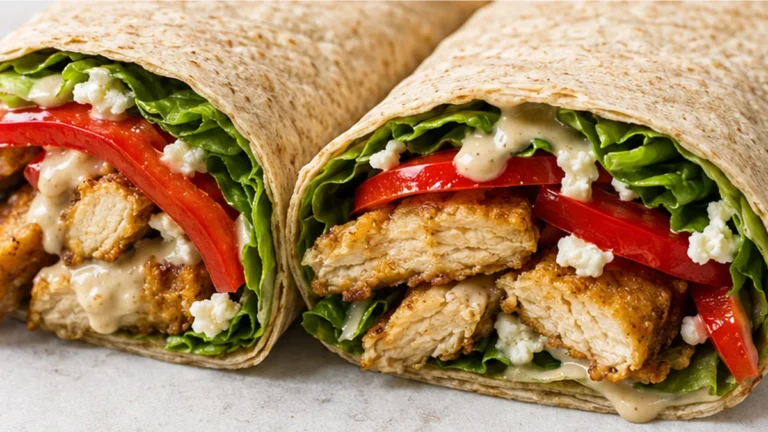 Crispy Vegan Chick’n Wraps: Your New Favorite Lunch!