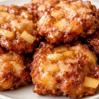 Crispy Air Fryer Apple Fritters - Apple fritters: bake these tender, spiced treats in your air fryer. Enjoy a healthier version without deep-frying, perfect for