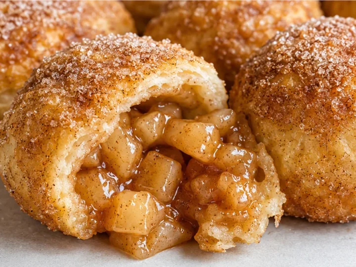 Air Fryer Apple Pie Bombs: Crispy, Gooey!