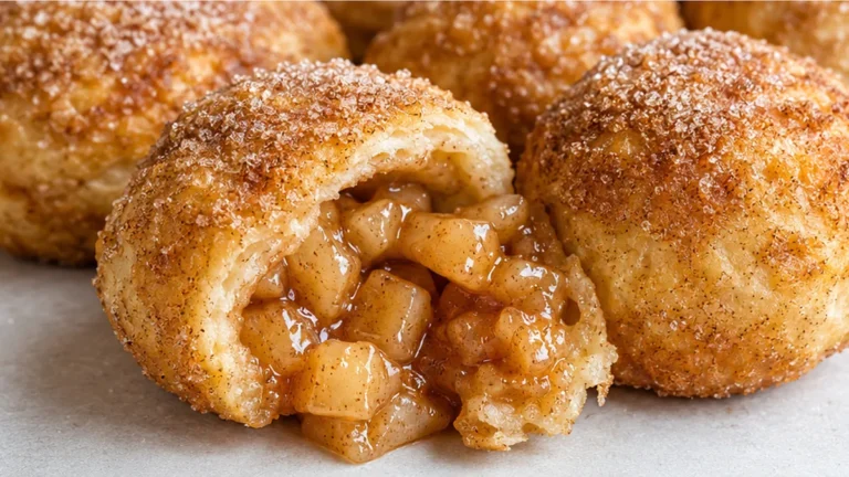 Air Fryer Apple Pie Bombs: Crispy, Gooey!