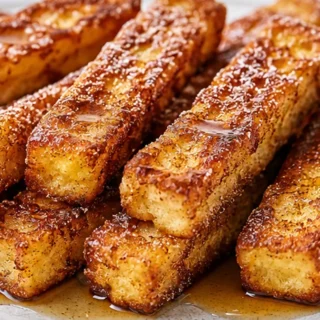 Crispy Air Fryer French Toast Sticks! French Toast Sticks: whip up these golden, crispy brioche sticks in your air fryer for a quick and easy breakfast. Perfect