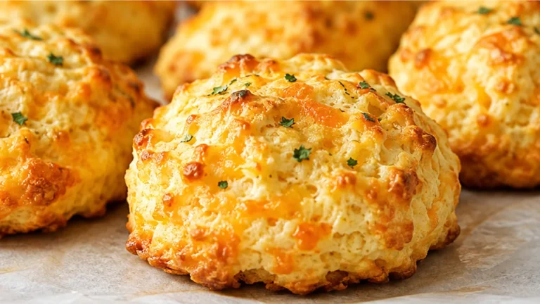 Fluffy Keto Cheddar Biscuits