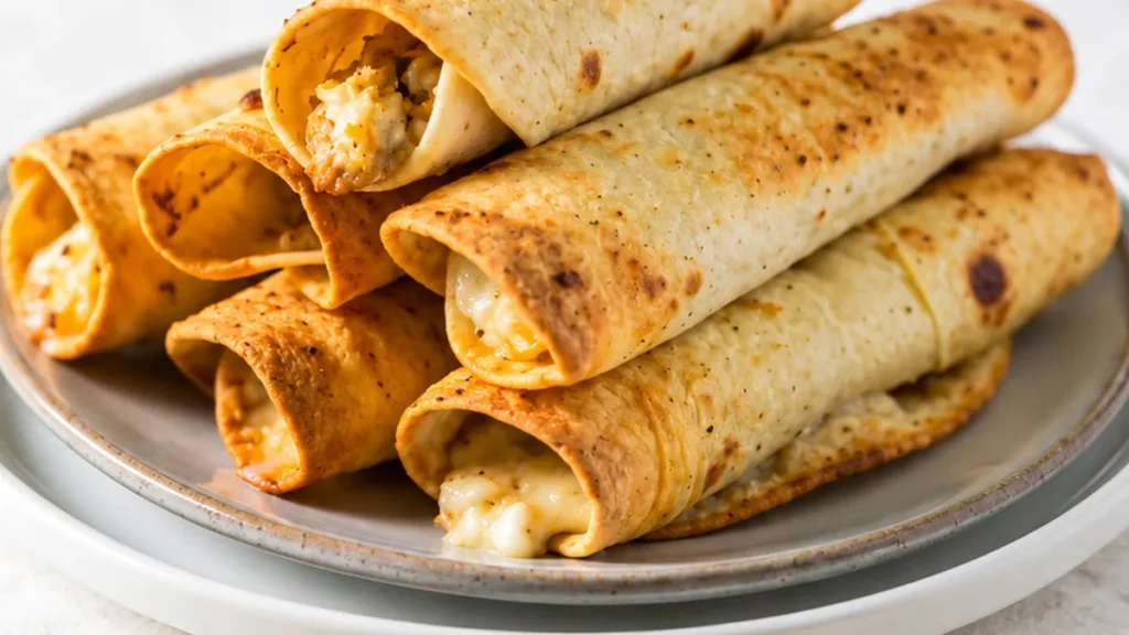 Crispy Chicken Rolls That Will Amaze! - chicken cheese rolls - Chicken Cheese Rolls: Bake these crispy, cheesy delights in your air fryer in under 20 minutes. P