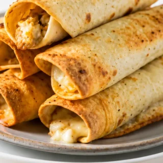 Crispy Chicken Rolls That Will Amaze! - chicken cheese rolls - Chicken Cheese Rolls: Bake these crispy, cheesy delights in your air fryer in under 20 minutes. P