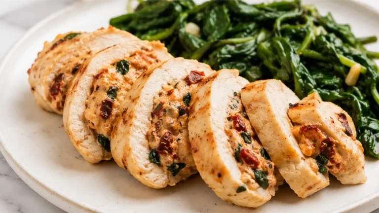 Insane Tuscan Chicken in Air Fryer!